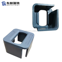 Accessoires d'angle pour conteneurs ISO en acier fabriqué, raccords d'angle standard pour conteneurs, connecteurs de pont coulissants ISO
