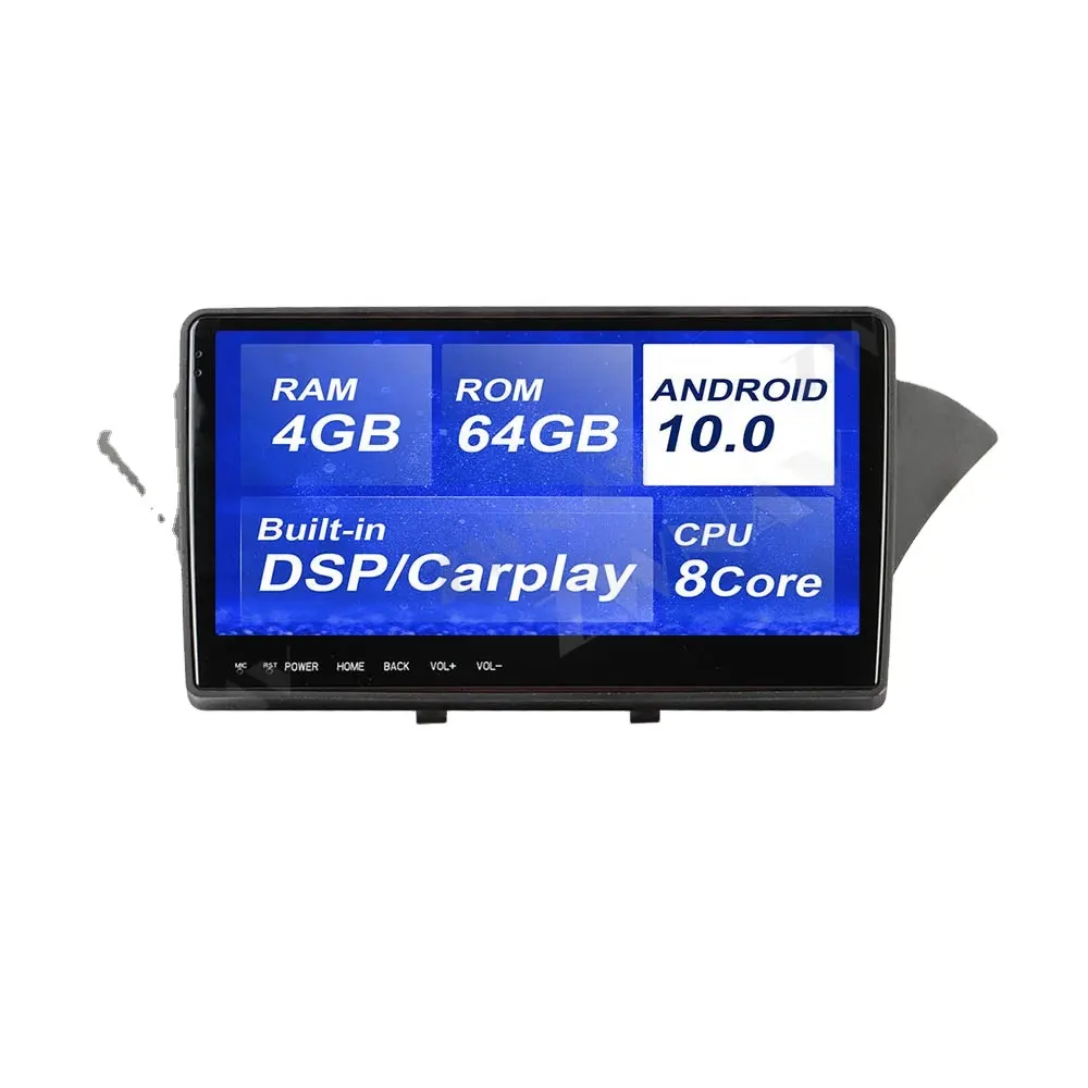10.25 "carplay DSP אנדרואיד 10 מסך לרכב מולטימדיה נגן ליונדאי בראשית 2012 GPS ניווט אודיו רדיו סטריאו ראש יחידה