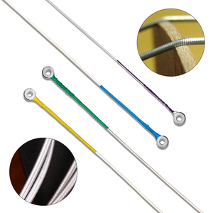 1 paquet de <span class=keywords><strong>cordes</strong></span> de violon de qualité supérieure 4/4 3/4, âme en <span class=keywords><strong>nylon</strong></span>, enroulement en alliage d'aluminium, extrémité en acier au carbone argenté - Product Image 2