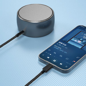 Daioolor Nylon trenzado MFi luz Ning a 3,5mm conector de <span class=keywords><strong>auriculares</strong></span> adaptador macho coche aux <span class=keywords><strong>cable</strong></span> de audio para <span class=keywords><strong>iPhone</strong></span> 12/<span class=keywords><strong>13</strong></span> pro Max - Product Image 4