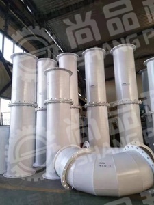 Tubi rivestiti in ceramica ad alta allumina personalizzabili e scivoli per il trasporto di liquami resistenti all'usura pezzi di ricambio ad alta durata - Product Image 3