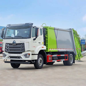 HOWO África Sur Medio 15cbm Diesel Compactador Camión de basura Nuevo Manual Euro 4 Emisión Estándar Popular Elección LH5180 8 Ton - Product Image 1