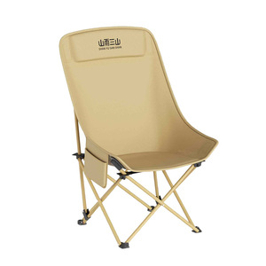 Chaise lune à dossier haut pliable et portable, chaise de plage inclinable, tabouret de camping et de pêche extérieur 47x47x92cm - Product Image 5