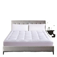Protège-matelas imperméable en coton 100 % Cloudland pour lit double, drap-housse avec 2 taies d'oreiller