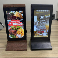 Pengisi daya ponsel meja iklan restoran, 2024 tren WIFI menghubungkan layar sentuh Android 6.0 sisi tunggal 1080P tampilan Digital