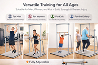 Tour de musculation robuste autoportante avec barres de dips, structure en acier, innovation brevetée. Recherche de partenaires de marques mondiales.