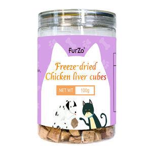 Golosinas liofilizadas de venta directa más vendidas, hígado de res, pollo, bacalao, yema de huevo, bocadillos, alimentos seguros para gatos y perros para mascotas - Product Image 5