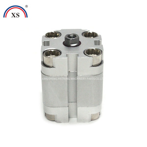 Cilindro neumático Xingsheng ADVU-25-10-P-A con pistón de aluminio para piezas de maquinaria de impresión - Product Image 2