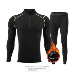 Pantaloni Sportivi <span class=keywords><strong>Invernali</strong></span> da <span class=keywords><strong>Uomo</strong></span> in Pile con Motivo Leopardato, Lunghezza alla Caviglia, Vita Elastica, per Fitness e Corsa all'Aperto - Product Image 6