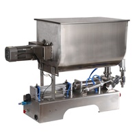 Machine d'agitation d'embouteillage de pot de tomate de machine de remplissage avec le mélange de confiture de sauce chili de catégorie comestible de trémie 100L