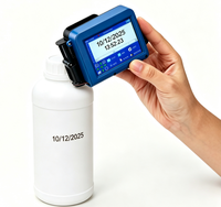 Imprimante jet d'encre portable Yaomatec Economy 12,7 mm pour date d'expiration, texte, code QR, code-barres sur bouteilles en PEHD