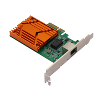 Adaptateur réseau Ethernet 10G RJ45 à port unique E-link PCIe X4 compatible avec les systèmes Windows, Linux, Ubuntu