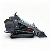 Loader Mini Skid Steer Grosir Pabrik untuk Proyek Kota Kecil, Pekerjaan Pemindahan Tanah dan Pemindahan Tiang Pancang