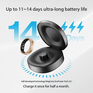 แหวนอัจฉริยะ RingConn Gen 3, แบตเตอรี่ใช้งานได้ 14 วัน, ติดตามการนอนหลับและสุขภาพ, ตรวจวัดอุณหภูมิร่างกายและ HRV, กันน้ำได้ระดับ 10ATM - Product Image 5