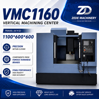 Centre d'usinage vertical CNC Zede haute précision 4 axes VMC1265 BT40 pour le traitement des outils métalliques (vente en gros)