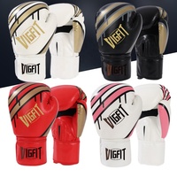 Gants de boxe gagnants professionnels jumeaux MMA Muay Thai Sparring Kick 8oz PU gants de boxe pour débutant en boxe