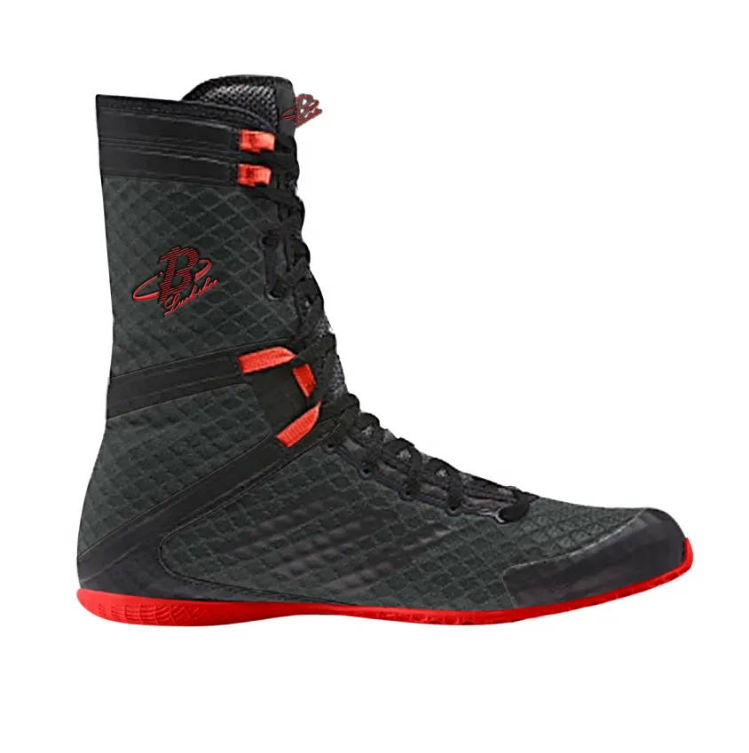 oem Combat Mens Breathable Lace Up Athletic high top Wrestling Shoes for wholesale cheap price