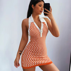 Robes en acrylique pour femmes, design personnalisé, nouveau style, hiver, simple, naturel, uni, chemises en une seule pièce, tissées - Product Image 3
