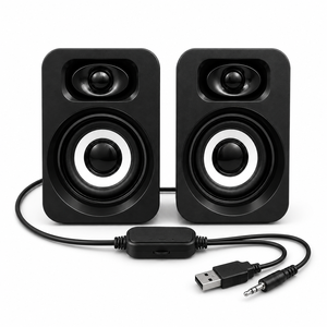 Computer Speakers <b>2.0</b> Channel <b>USB</b> Powered Wired Stereo Sound for PC Laptop - Product Image 2