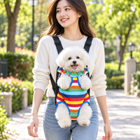 Sac à dos portable en polyester avec fermeture éclair Zheng Xin pour chiens et chats