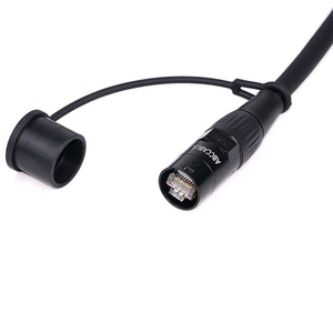 Câble réseau HCW31 Audio LED Display 1Ch Cat6 5M-90M noir facilement déplaçable avec connecteur Ethercon <span class=keywords><strong>RJ45</strong></span>-<span class=keywords><strong>RJ45</strong></span> - Product Image 2