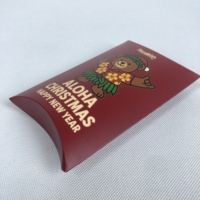 Caja de Cartón Plegable Tipo Almohada, 300gsm, Rectangular, Estilo Moderno, para Fiestas y Cumpleaños, con Logotipo Personalizado, Origen Wenzhou, Impresión de Empaques