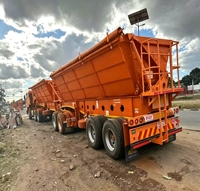 Prix d'usine, excellent état, remorques Superlink à benne latérale 2+2 essieux, 4 essieux, 70 tonnes, vente chaude pour le Mozambique