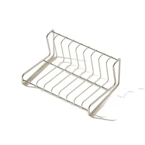 Modern <b>Kitchen</b> Stainless Steel Drain Bowl Dish <b>Rack</b> with Lazy Susan Storage Wall-Mounted Household Storage <b>Rack</b> - Product Image 1