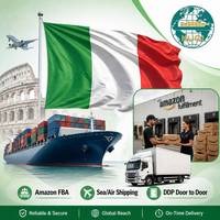 Logistique italienne AlibabbLogistics Expédition vers l'Italie Agent de transport Italie Chine vers l'Italie Spedizioniere pour Amazon FBA DDP