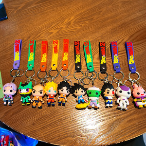 <span class=keywords><strong>Porte</strong></span>-clés 3D en PVC édition Q Anime <span class=keywords><strong>Dragon</strong></span> <span class=keywords><strong>Ball</strong></span>, mignon Wukong & Vegeta, cadeau d'affaires, pendentif non toxique - Product Image 5