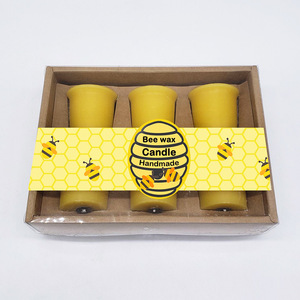 Reine Bienenwachs-Öko-Teelichter für Diwali, 4 Stunden Brenndauer, Natürlich Gelb, Rauchfrei, Sauber Brennend für Zuhause, Kirche und Spa - Product Image 3