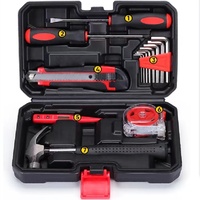 Kit d'outils ménagers, boîte à outils de quincaillerie, électricien, menuiserie, kit d'outils de maintenance allemand