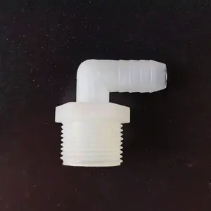 Raccordi per tubi a gomito in plastica 3/4 "maschio npt * 1/2" barb
