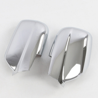 Coques de rétroviseurs latéraux chromées pour Grand Cherokee 2005-2010, capuchons de rétroviseurs chromés sans clignotants LED, accessoires de rétroviseurs