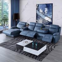 Canapé multifonctionnel de luxe en tissu technologique pour villa, cinéma maison capsule spatiale, salon et bureau