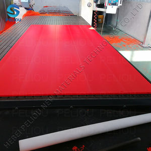 Hoja de textura de plástico HDPE Paneles sándwich Polietileno HDPE Hoja de doble color - Product Image 3