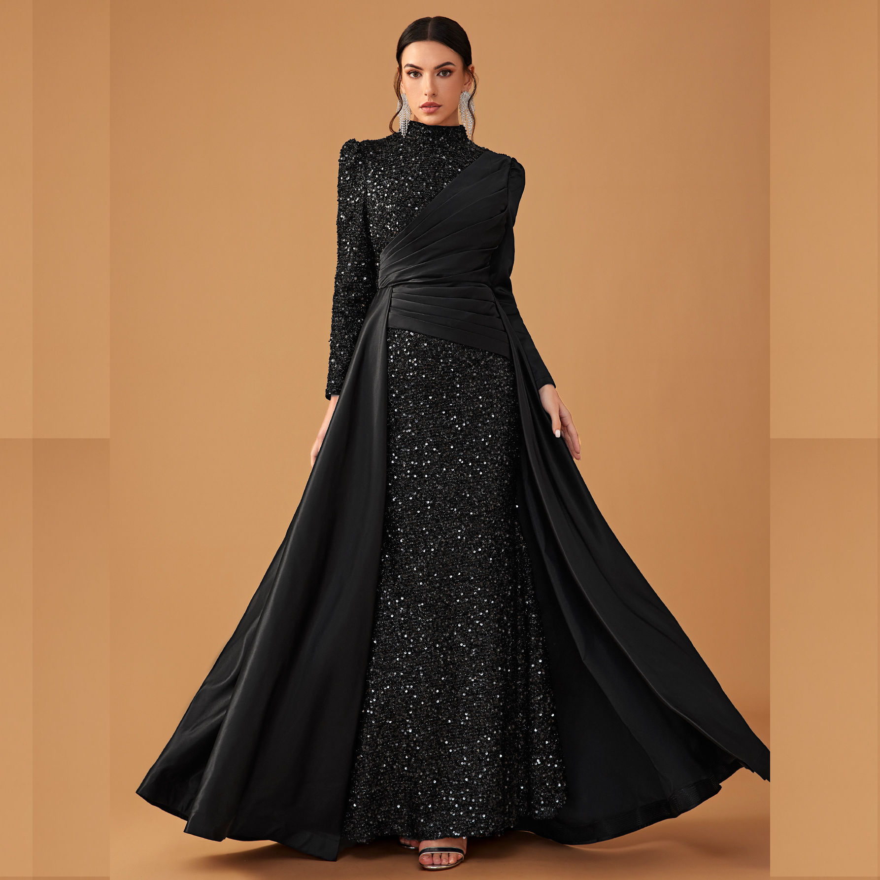 Verified Supplier Wedding Caftan Breathable & Sustainable Sequins |  Alibaba.com