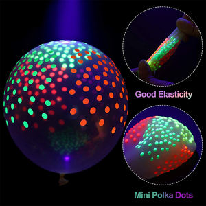 Blacklight balon pesta bersinar dalam gelap balon lateks <span class=keywords><strong>Neon</strong></span> perlengkapan pesta ulang tahun balon <span class=keywords><strong>Neon</strong></span> UV - Product Image 4