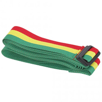 Tambour africain portable réglable de 3,2 mètres de long avec sangle de ceinture en coton de 5 cm pour la taille et l'épaule, accessoire d'instrument de musique