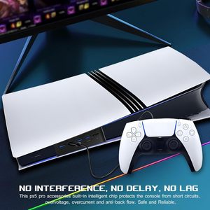 Hub USB 6 ports pour console <span class=keywords><strong>PS5</strong></span> Pro & <span class=keywords><strong>PS5</strong></span> Slim (version disque/numérique) – Adaptateur chargeur et répartiteur de ports USB supplémentaires - Product Image 6
