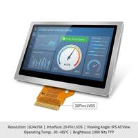 Module LCD TFT LVDS 12,1 pouces 1024x768 1000 nits, remplacement pour Innolux G121X1-L03 G121X1-L04, pour station de recharge de véhicules électriques et kiosque extérieur