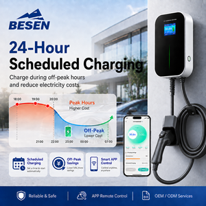BESEN Caricabatterie Domestico per Auto Elettriche 22kW Wallbox EV 32A con App Wifi <span class=keywords><strong>Stazione</strong></span> <span class=keywords><strong>di</strong></span> <span class=keywords><strong>Ricarica</strong></span> per Veicoli Elettrici - Product Image 4