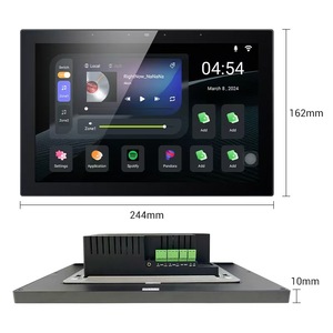 Passerelle Zigbee Tuya pour maison intelligente avec écran 10 pouces, panneau de contrôle musical et amplificateur intégré, compatible avec 8 haut-parleurs filaires et 2 zones - Product Image 2