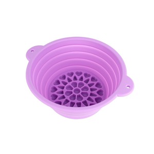 Bol pliable pour bain de glace facial, pour thérapie par eau froide, bol en silicone avec bac à glace intégré, cryothérapie, bassins pour le visage - Product Image 1