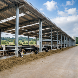 Nave Agrícola <span class=keywords><strong>de</strong></span> Acero para Almacenamiento <span class=keywords><strong>de</strong></span> Heno, Tractores y Maquinaria Agrícola, Estructura Metálica Prefabricada Q235B - Product Image 4