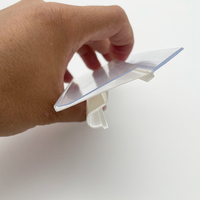 Profilé en plastique extrudé pour support de prix et séparateur d'étagère à clipser, pour vitrine réfrigérée