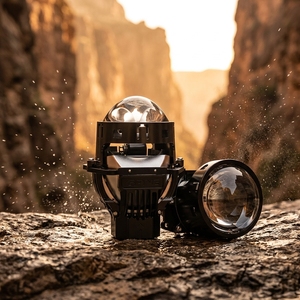 Proyector de Lente Bi-LED H11 9005 de 3.0 Pulgadas, Lámpara Antiniebla Láser con Temperatura de Color de 6000K para <span class=keywords><strong>Honda</strong></span> Civic, Nissan, Chevrolet - Product Image 1