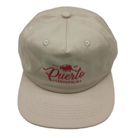Nieuwe aanwinst: 5-panel petten voor volwassenen met aangepaste geborduurde logo's, ongestructureerde flat brim snapback cap