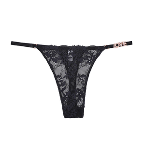 Hot Bán Thấp Eo Mỏng Ren Phụ Nữ Thong Đồ Lót Sexy Thoáng Khí Thân Thiện Với Da T-Quần Tóm Tắt. - Product Image 4