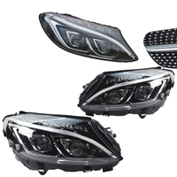 Phares LED d'origine usagés 6000K Blanc naturel pour Mercedes-Benz Classe C W205 Pré-LCI 2015-2018 OE A2059067303/A2059067403 12V